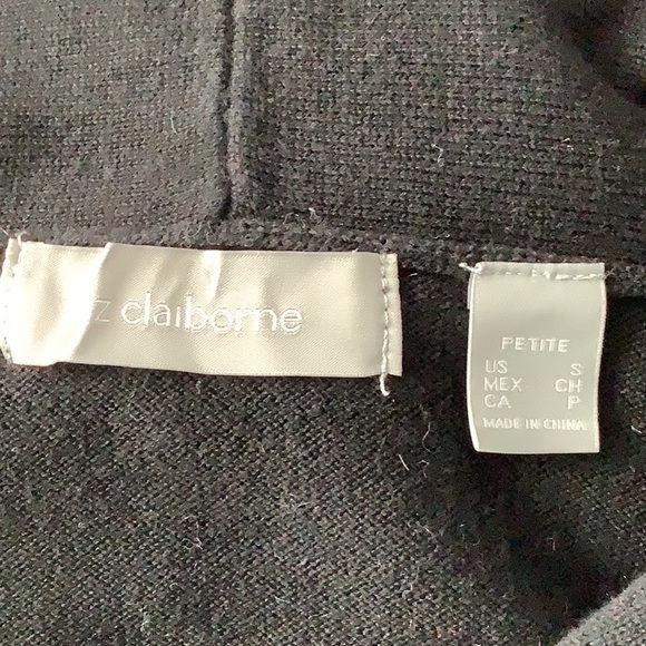 LIZ CLAIBORNE Shawl Collar Sweater - Picture 4 of 6